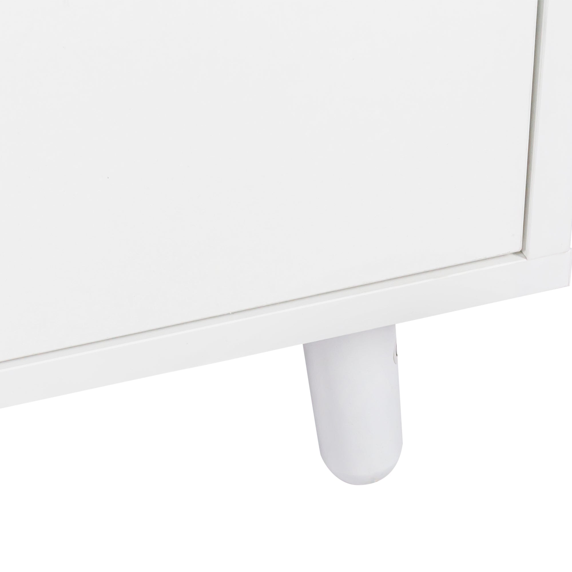 63' W Large Kitchen Hutch Cabinet, Freestanding Pantry Cabinets Storage Kitchen Cupboard with 4 Doors, 4 Drawers & Microwave Shelf, White - Grand Goldman Shop