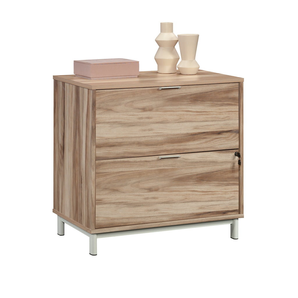 Lateral File with Two Drawers, Acacia finish | Premium Home Decor - Grand Goldman