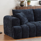 Chenille L-Shape Luxury Sectional Oversized Sofa,Mnimalist Design,Comfy Sleeper Couch for Living Room,Apartment&Reception Spaces,No Assembly Required - Grand Goldman Shop