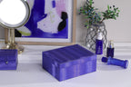 9.8' Long Jewelry Case, Azure Blue - Grand Goldman Shop
