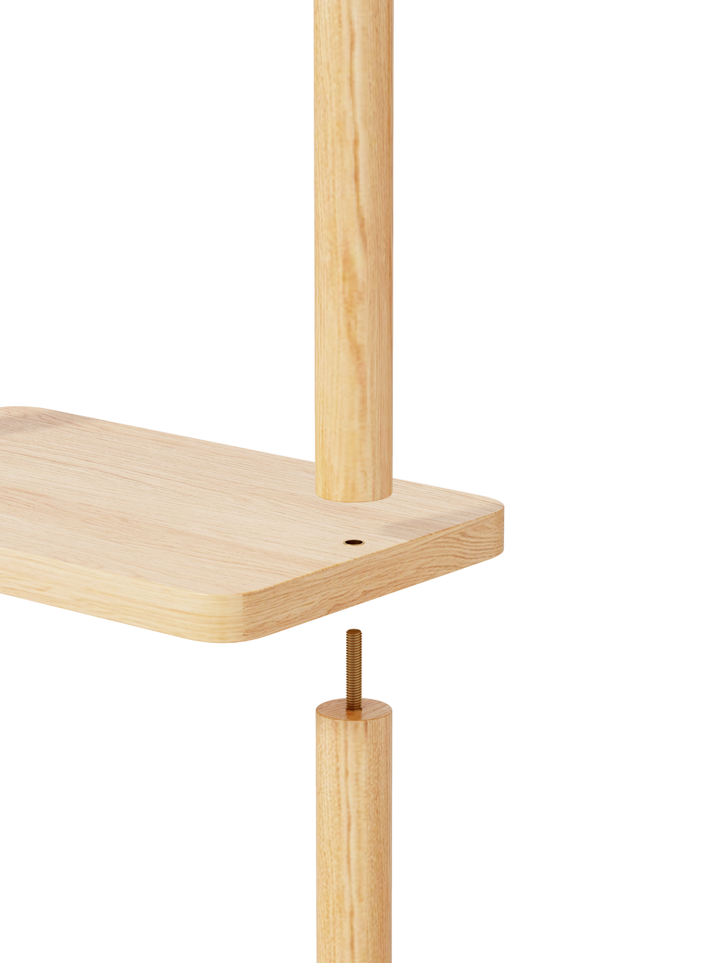 Coat Racks solid wood hanger 15.7* 11.8*71in Solid environmental protection easy to assemble beautiful can be placed in the bedroom/entrance/living room ( wood color) - Grand Goldman Shop