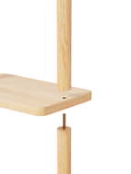 Coat Racks solid wood hanger 15.7* 11.8*71in Solid environmental protection easy to assemble beautiful can be placed in the bedroom/entrance/living room ( wood color) - Grand Goldman Shop