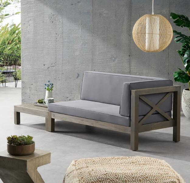 BRAVA ECKBANKGRUPPE X-BACK RECHTS MIT COFFEETABLE