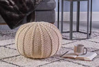 KNITED POUF - Grand Goldman Shop