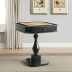 Bishop Black Finish Game Table (Game Board reversible, Chess Figure not included) | Premium Home Decor - Grand Goldman