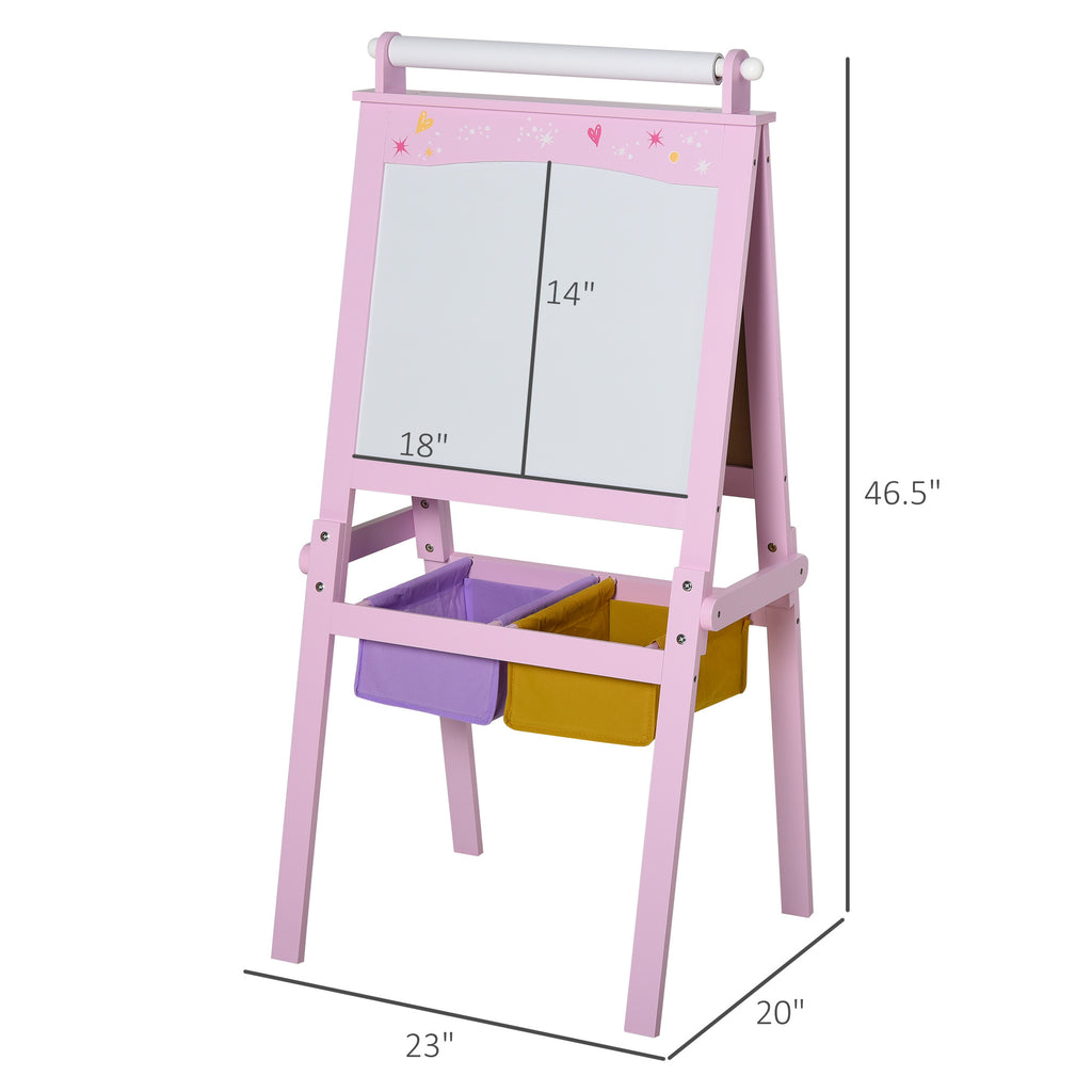 Kids Art Easel,Wooden Art Easel - Grand Goldman