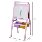 Kids Art Easel,Wooden Art Easel - Grand Goldman