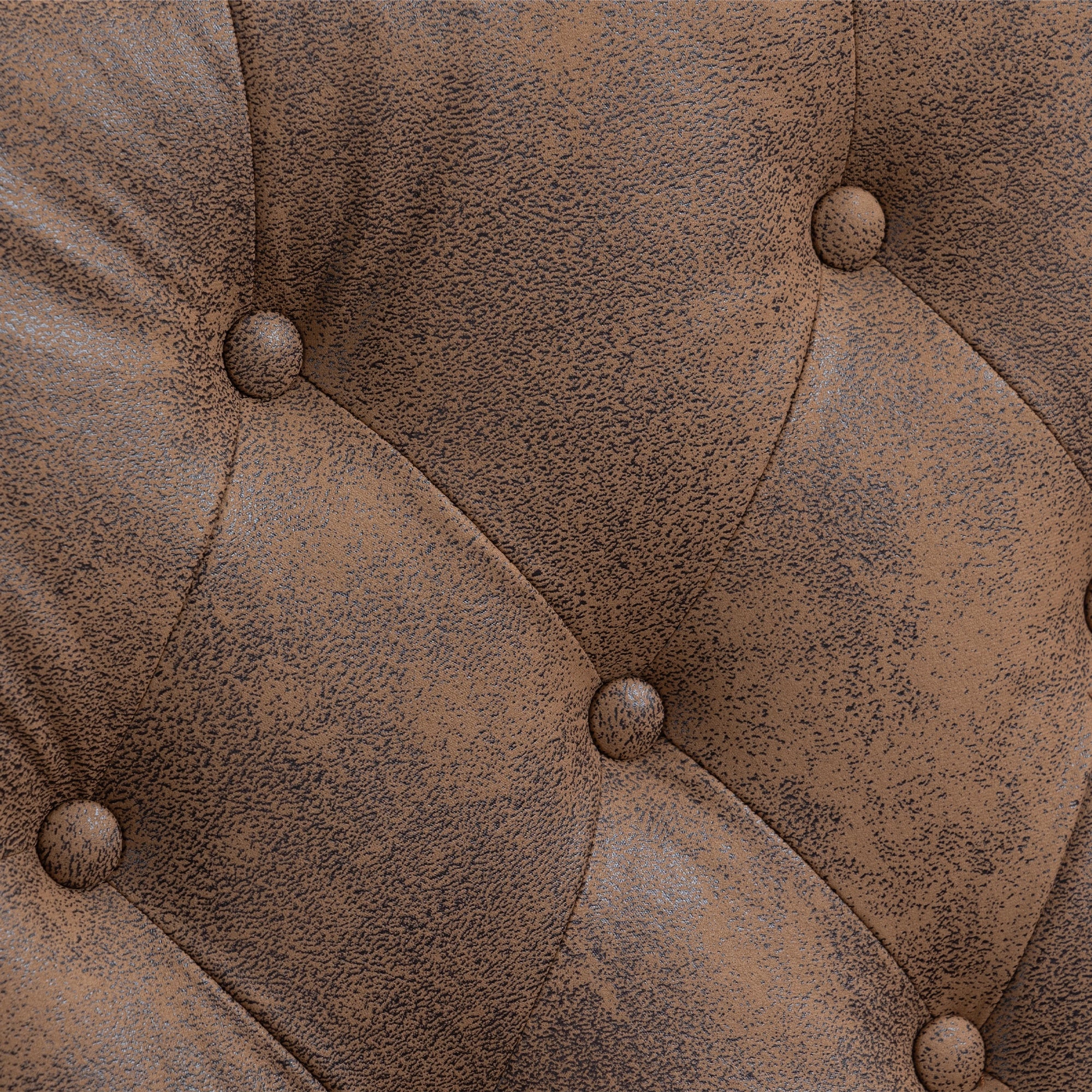 Modern Coffee Wood Frame Armchair with Sturdy Wood Legs and Microsuede Upholstery for Living Room - Grand Goldman Shop