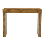 Elegant Natural Wood Grain Bar Table-50 Inches Long, a Practical Choice for Modern Homes.Wood Grain Texture Sticker,Equipped With Two Drawers.Serving As A Bar Table Or A Desk. - Grand Goldman Shop