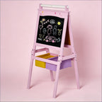 Kids Art Easel,Wooden Art Easel - Grand Goldman