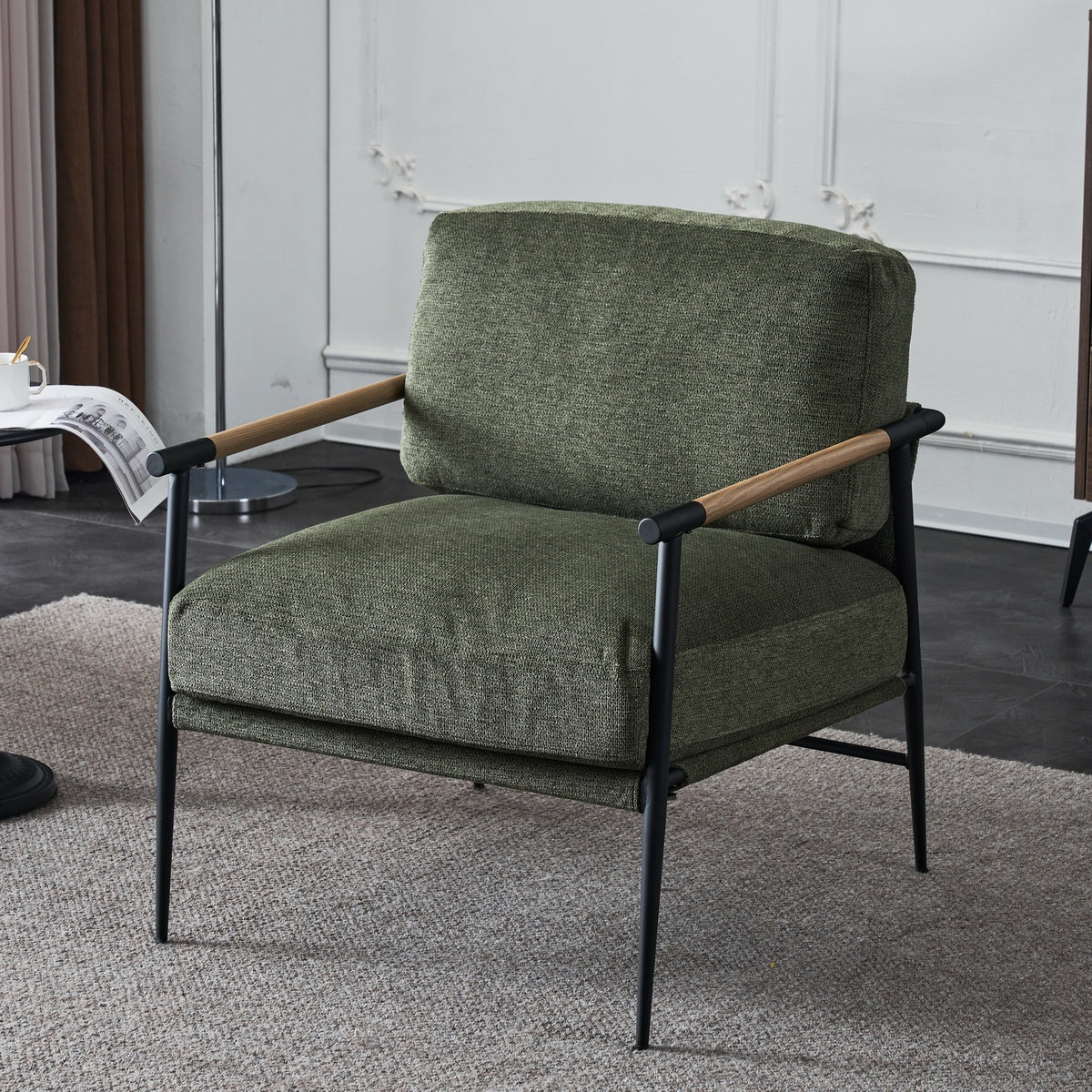 Leisure chair lounge chair  Green color - Grand Goldman Shop