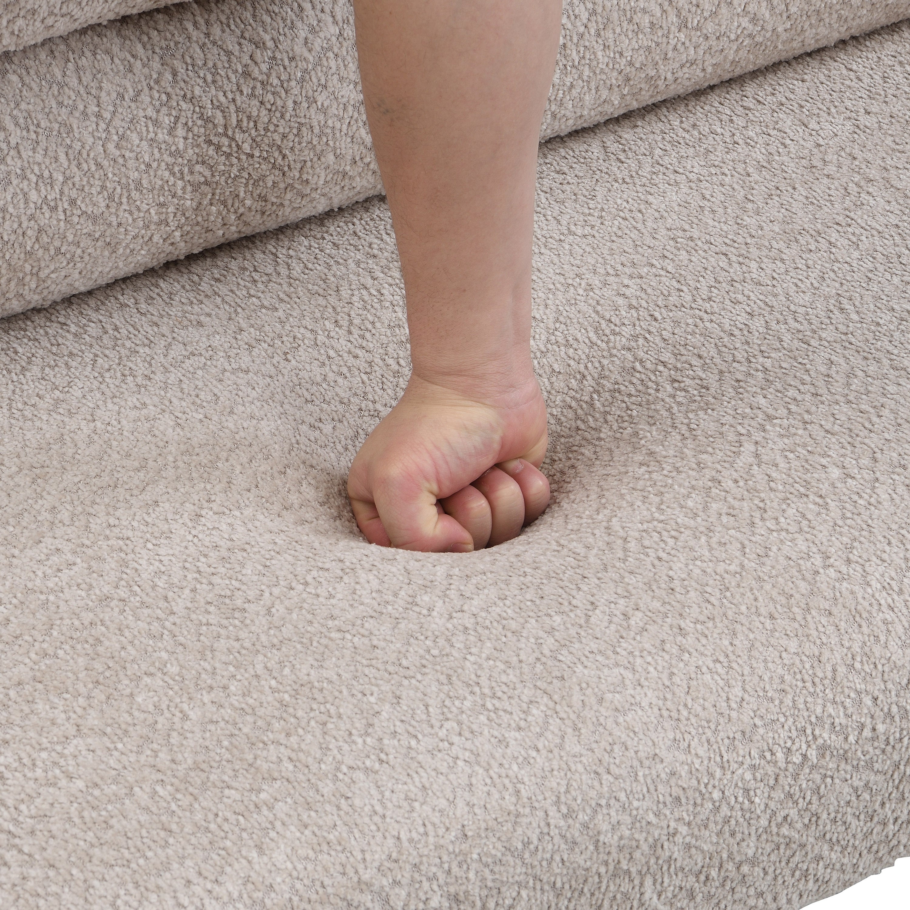 Upholstered Dining Bench, End of Bed, Entryway Bench, Ottoman for Dining Room, Bedroom, Living Room, Rubber Wood Leg 300 LBS Support, Light Grey - Grand Goldman Shop