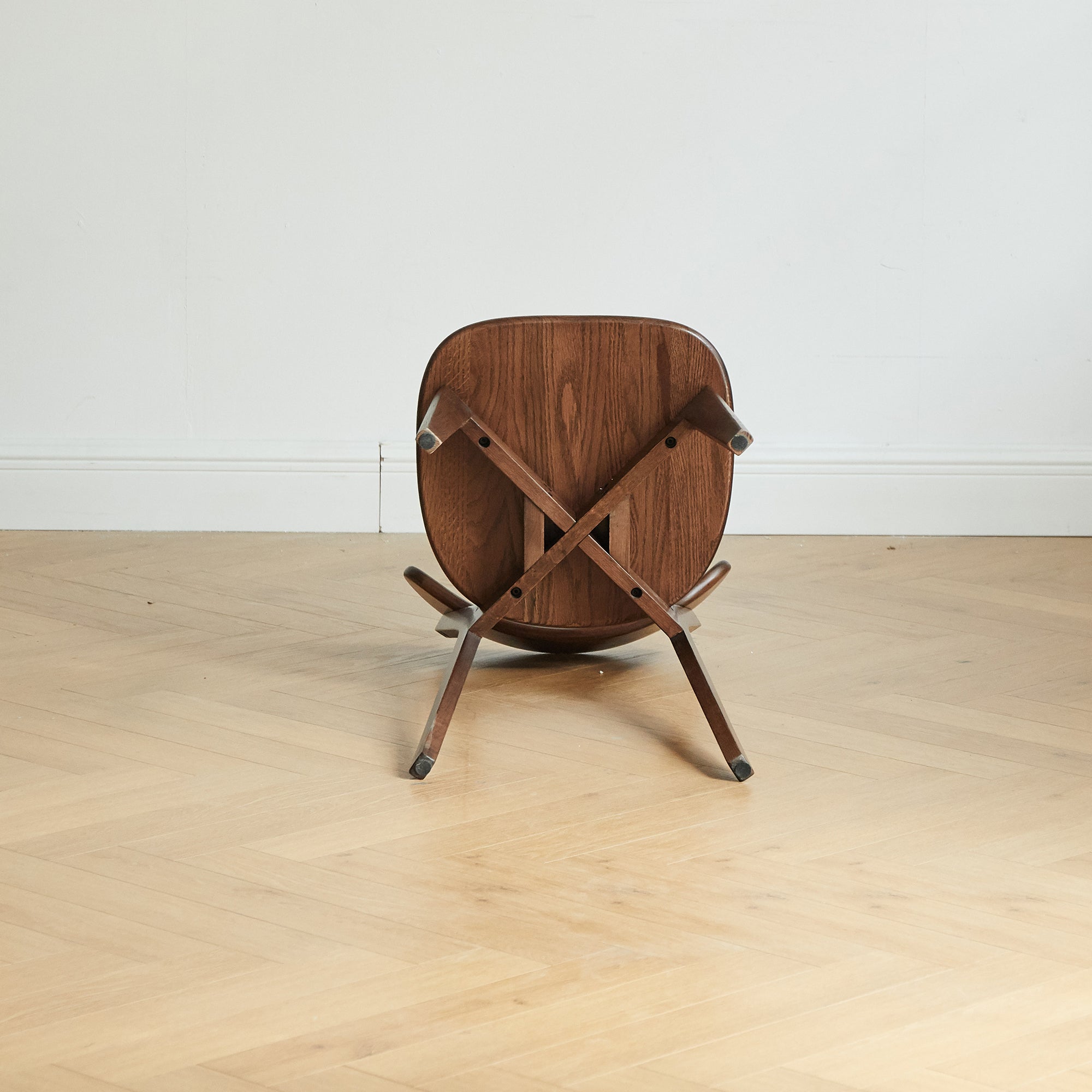 Dining chair wooden FAS grade oak natural wood made in North America 100% dirt-free wood chair solid chair table chair wooden living room chair simple and natural 46.5 * 54 * 80cm - Grand Goldman Shop