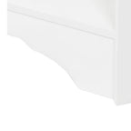 Minimalist Corner Hall Tree with Shoe Bench, Versatile Entryway Coat Rack with 4 Hooks, Corner Cabinet with Adjustable Shelf for Hallway, Living Room, White, 29.5''W*71.6''H (OLD SKU: N721P189665K) - Grand Goldman Shop