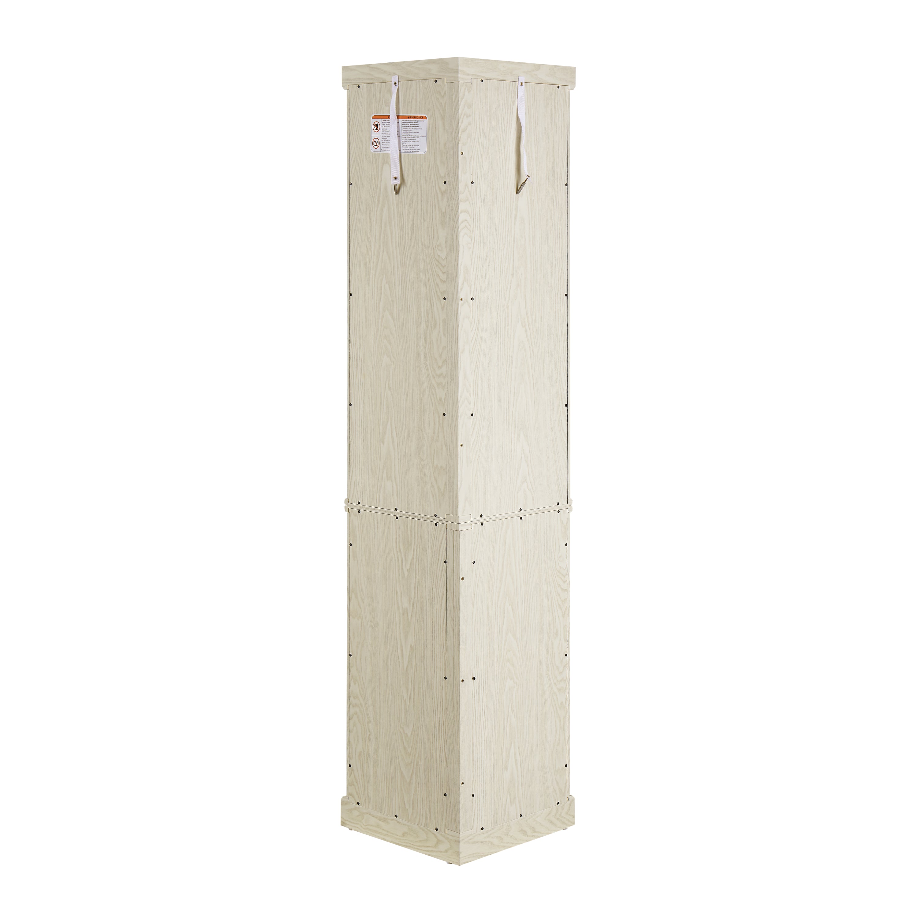 Corner Lighted Curio Cabinet Corner Glass Cabinet Lighted Curio Cabinet Corner Display Case for Living Room, Curio Cabinet, Antique collection, Wine,Bar Glass Storage Light Included,Antique White - Grand Goldman Shop