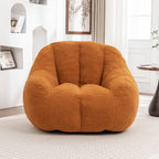 Comfy Bean Bag Chair with Memory Foam Filler – Tufted Soft Stuffed Bean Bag Sofa for Dorm, Apartment, or Living Room – Yellow - Grand Goldman Shop