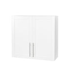 Stackable Wall Mounted Storage Cabinet, 11.81 'D x 31.50'W x 29.92 'H, White - Grand Goldman Shop