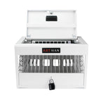 16 Bay Charging Cabinet for Laptop, Chromebook, Locking Charging Station-White | Premium Home Decor - Grand Goldman