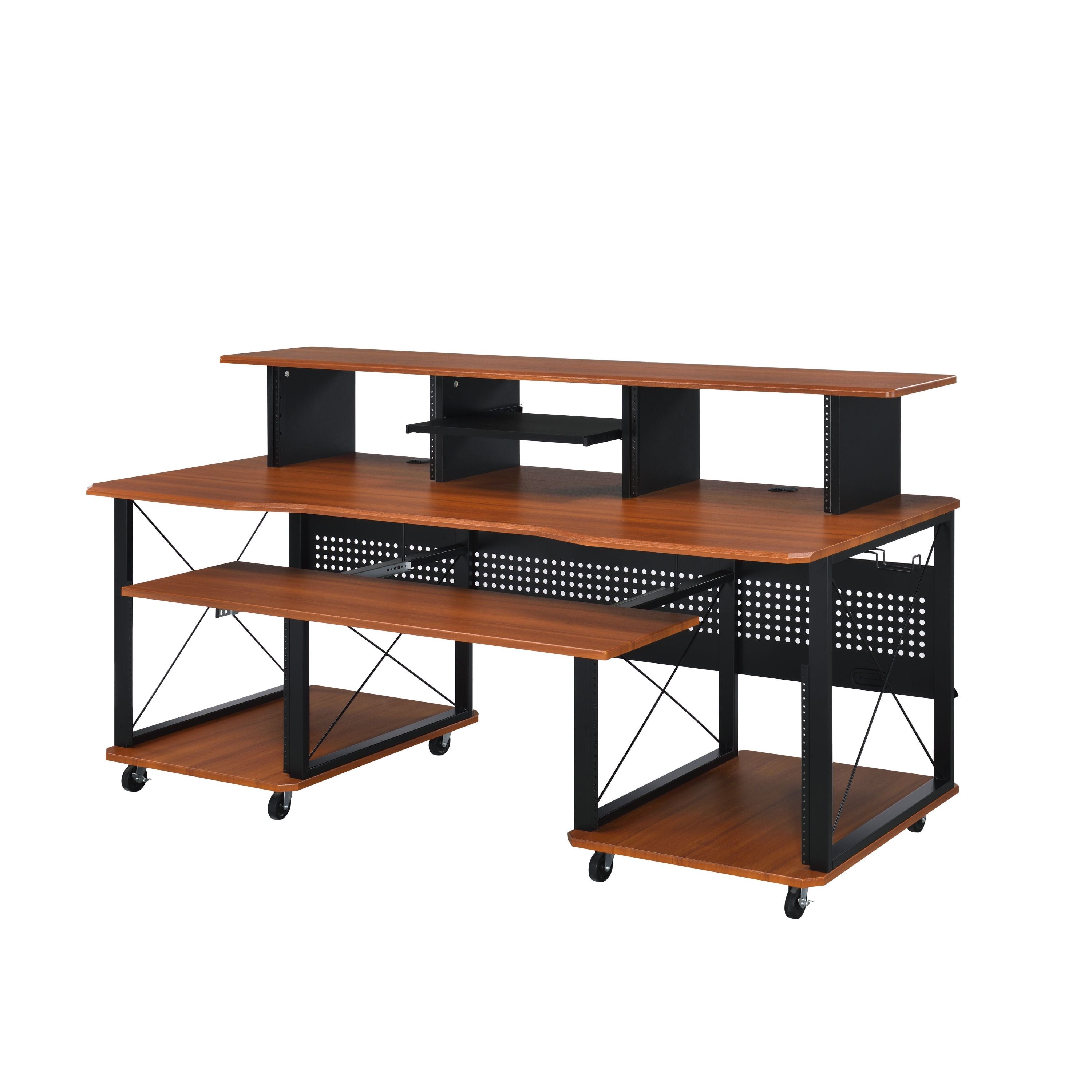 Megara Cherry & Black Finish Music Desk - Grand Goldman