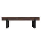 59' Dining Bench, Farmhouse Indoor Kitchen Table Benches, Bed Bench, Industrial Shoe Bench, Entryway Benches - Grand Goldman Shop