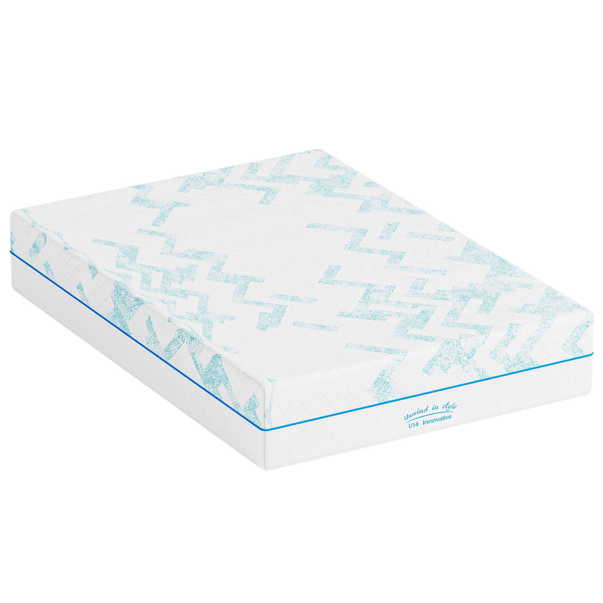 10-inch RV Latex Memory Foam Mattress, short queen size, large format, free of glass fibers, medium hardness texture, breathable memory foam. - Grand Goldman Shop