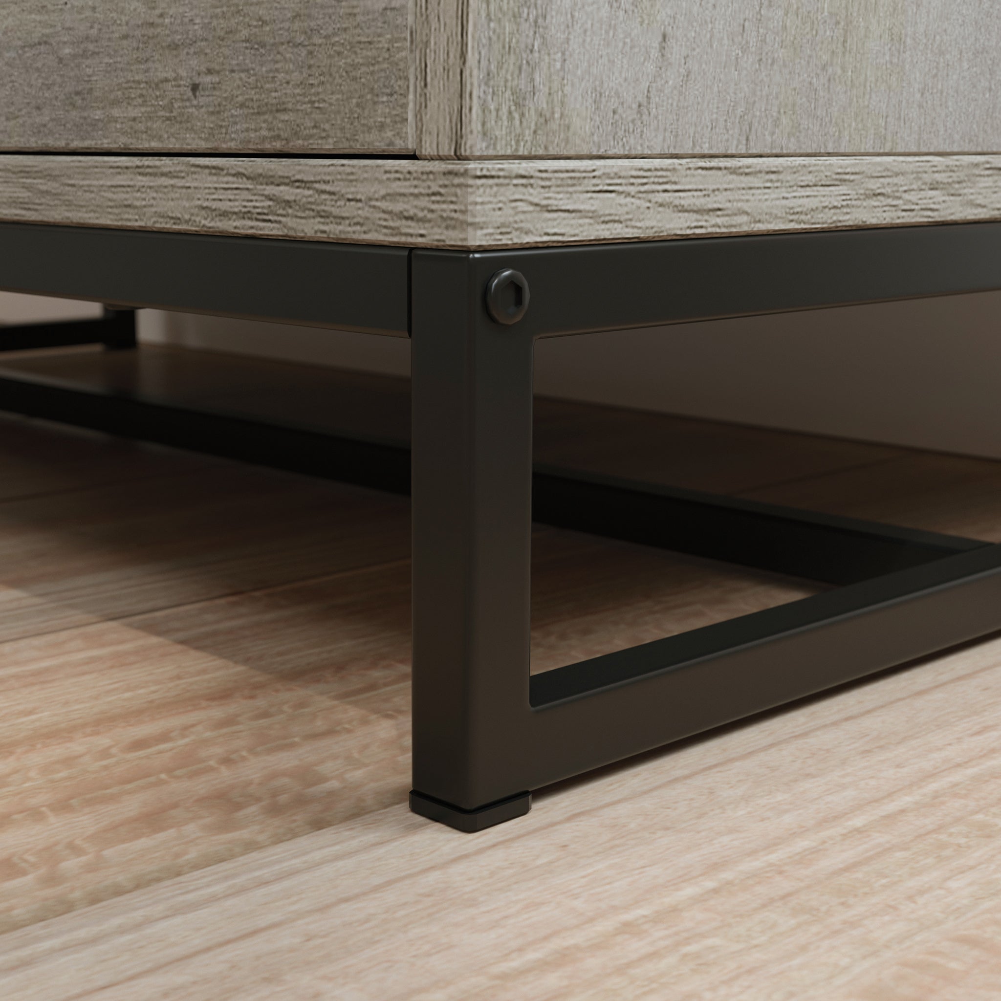 Lateral File with Full-Extension Slides, Brown finish - Grand Goldman