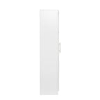 Stackable Wall Mounted Storage Cabinet, 15.75' D x 15.75' W x 70.87' H, White - Grand Goldman Shop
