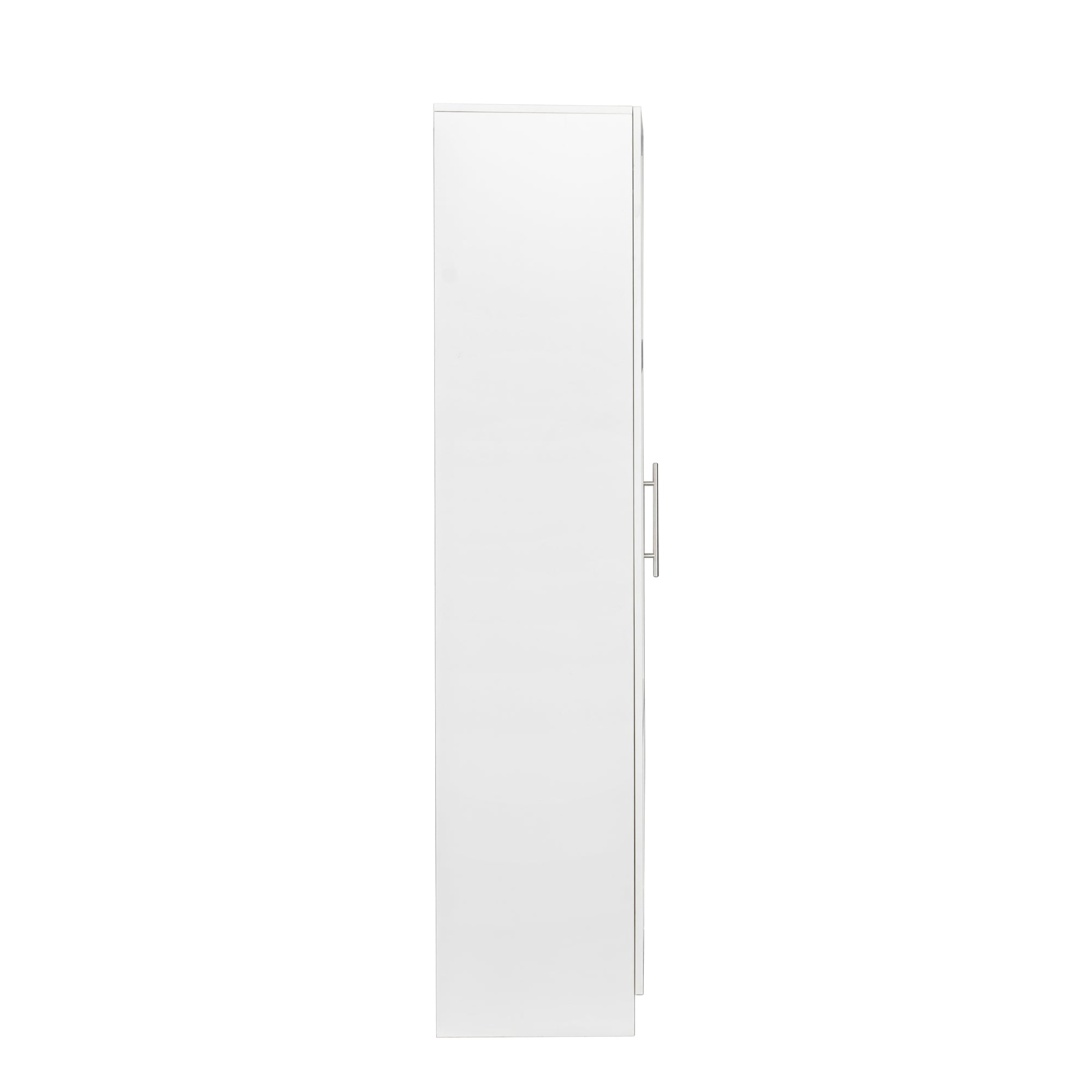 Stackable Wall Mounted Storage Cabinet, 15.75' D x 15.75' W x 70.87' H, White - Grand Goldman Shop