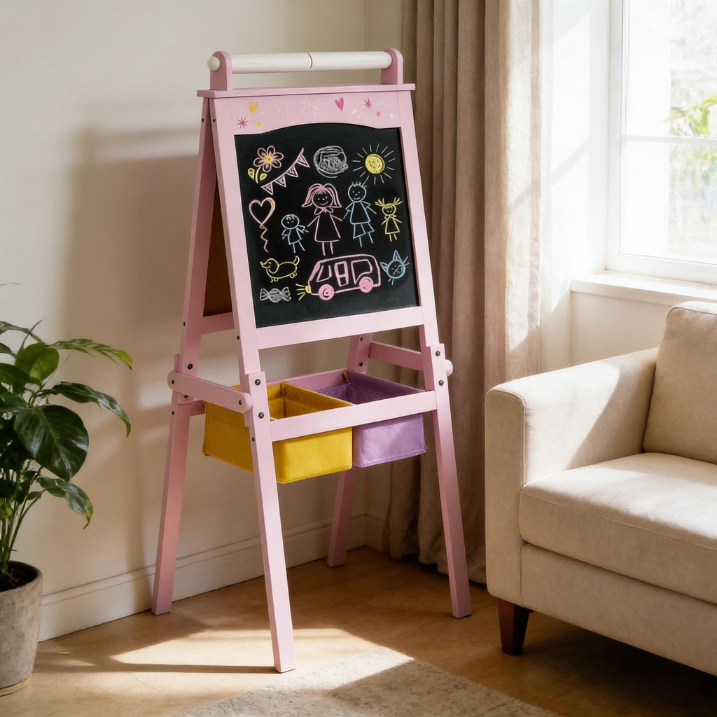 Kids Art Easel,Wooden Art Easel | Premium Home Decor - Grand Goldman
