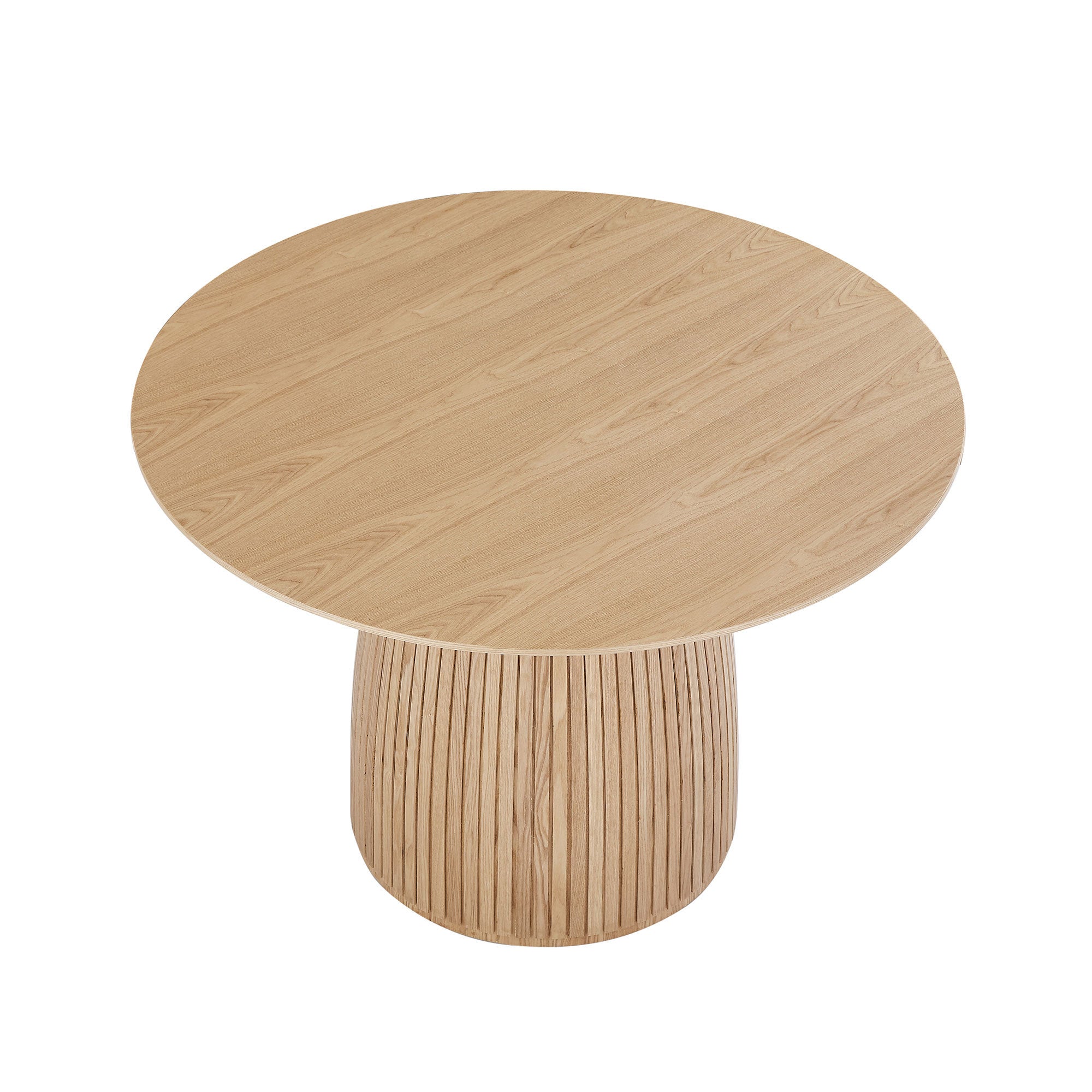 Round Dining Table Modern Wood Kitchen Table 47.24' Circular Tabletop for Leisure Coffee Table OAK. - Grand Goldman Shop