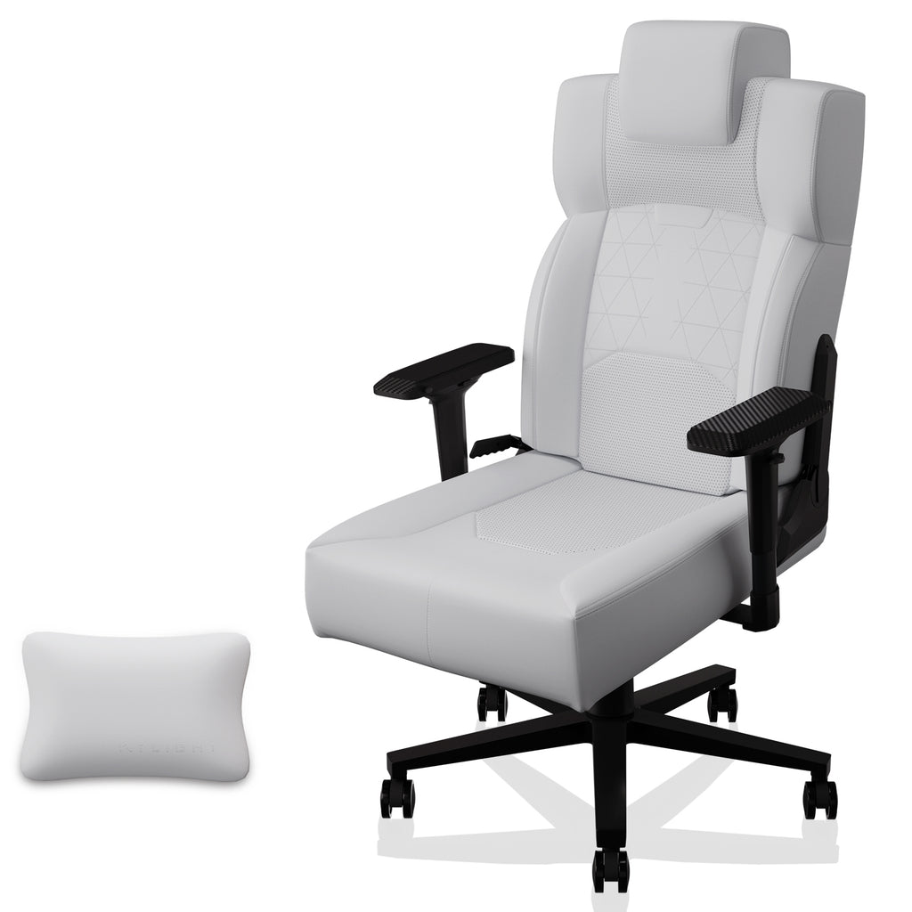 BestOffice PC Gaming Chair Ergonomic Office Chair Desk Chair with Lumbar Support Flip Up Arms Headrest PU Leather Executive H