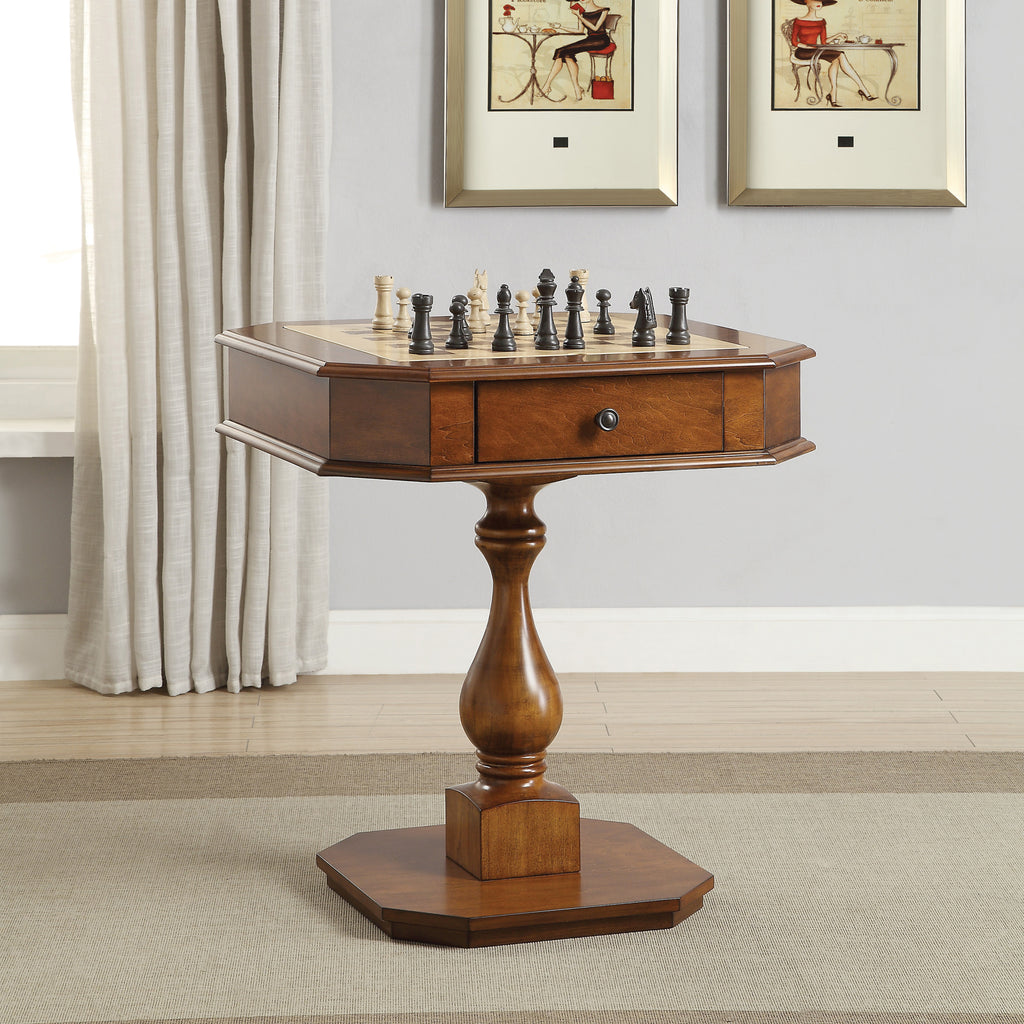 Bishop Cherry Finish Game Table (Reversible Game Board) | Premium Home Decor - Grand Goldman