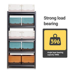 Industrial Heavy-Duty Metal Garage Shelving Unit 72'H 5-Tier Black Adjustable Storage Rack - Grand Goldman Shop