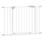 2 Pack 29.5-44.1' Wide Baby Gate for Stairs, Dog Gate Indoor for Doorways, No Drilling Pressure Mounted Pet Gates for Kids, E