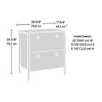 Lateral File with Bold Design, Oak finish | Premium Home Decor - Grand Goldman