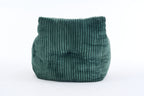 010-Soft Fluffy Corduroy Fabric Bean Bag Chair Filled With Memory Sponge,Green - Grand Goldman Shop