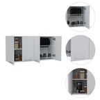 Sitka Wall Cabinet, Two Spacious Divisions, Four Doors - Grand Goldman Shop