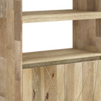 Jager - Bookshelf with Doors - Natural - Grand Goldman