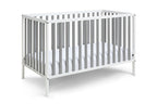 Deux Remi 3-in-1 Convertible Island Crib White/Gray | Premium Home Decor - Grand Goldman