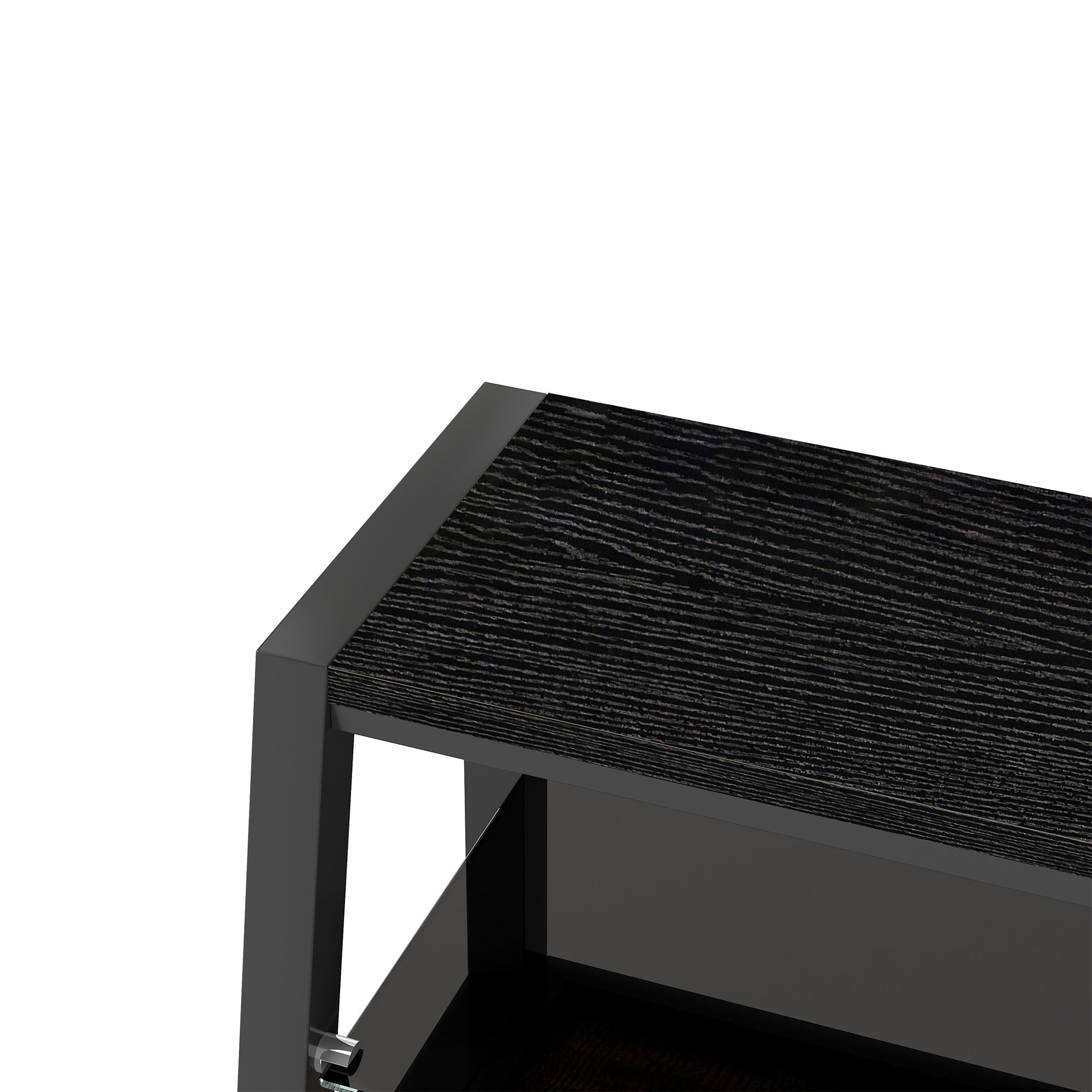 Wooden Storage TV Stand Black Tempered Glass Height Adjustable Universal Swivel Entertainment Center With Mount TV Stand,black - Grand Goldman Shop