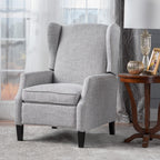 Westeros Wing Back Fabric Upholstered Recliner - Grand Goldman Shop