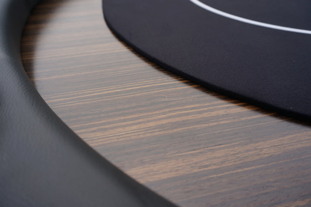 INO Design 96' Poker Table for Casino Texas Holdem Game with Premium Aura Speed Cloth Wooden Texture Racetrack Chips Tray Cup