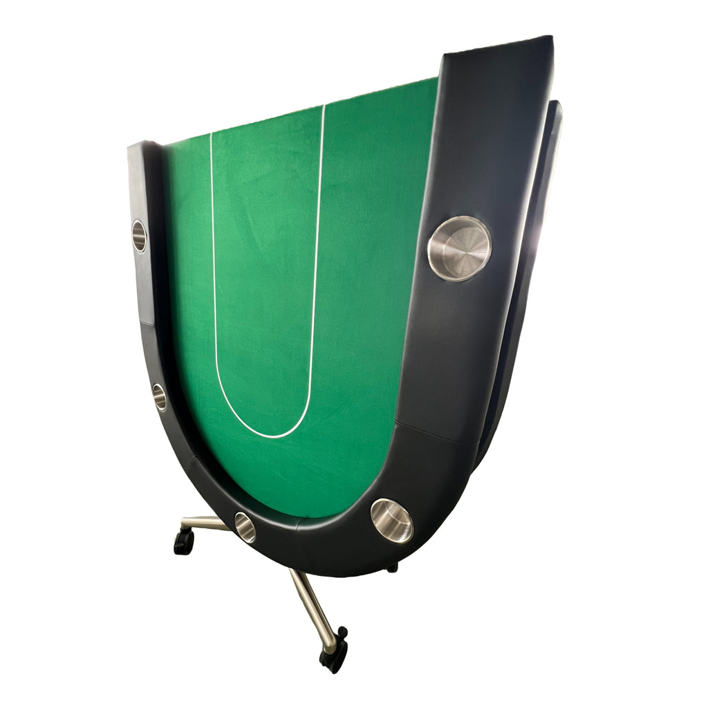 INO Design 94' Fodable Poker Table for 10 players, Green | Premium Home Decor - Grand Goldman