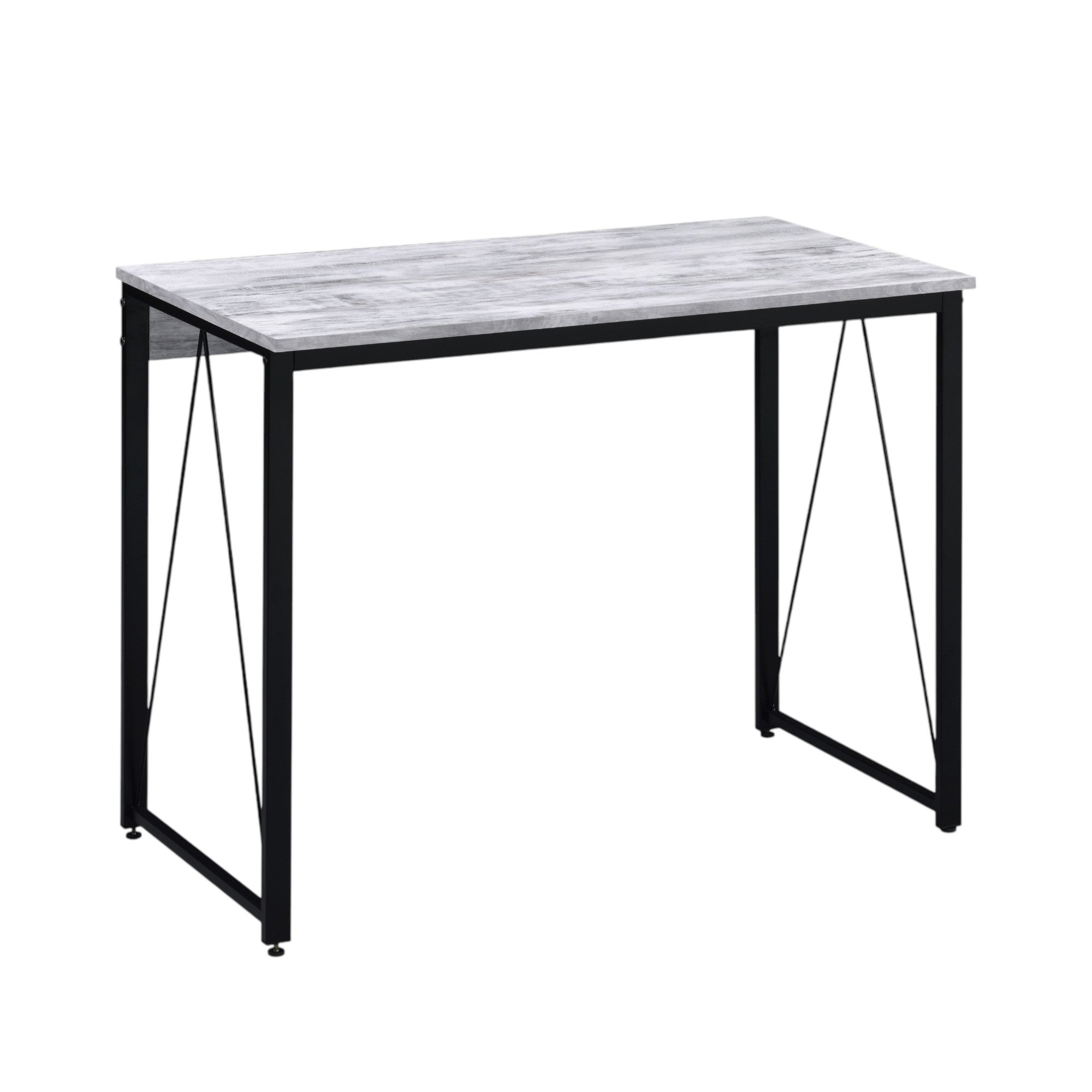 Zaidin Antique White& Black Finish Writing Desk | Premium Home Decor - Grand Goldman