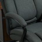 High Back Big and Tall Executive Office Chair 484lbs with Wide Seat, Computer Desk Chair with Linen Fabric, Adjustable Height