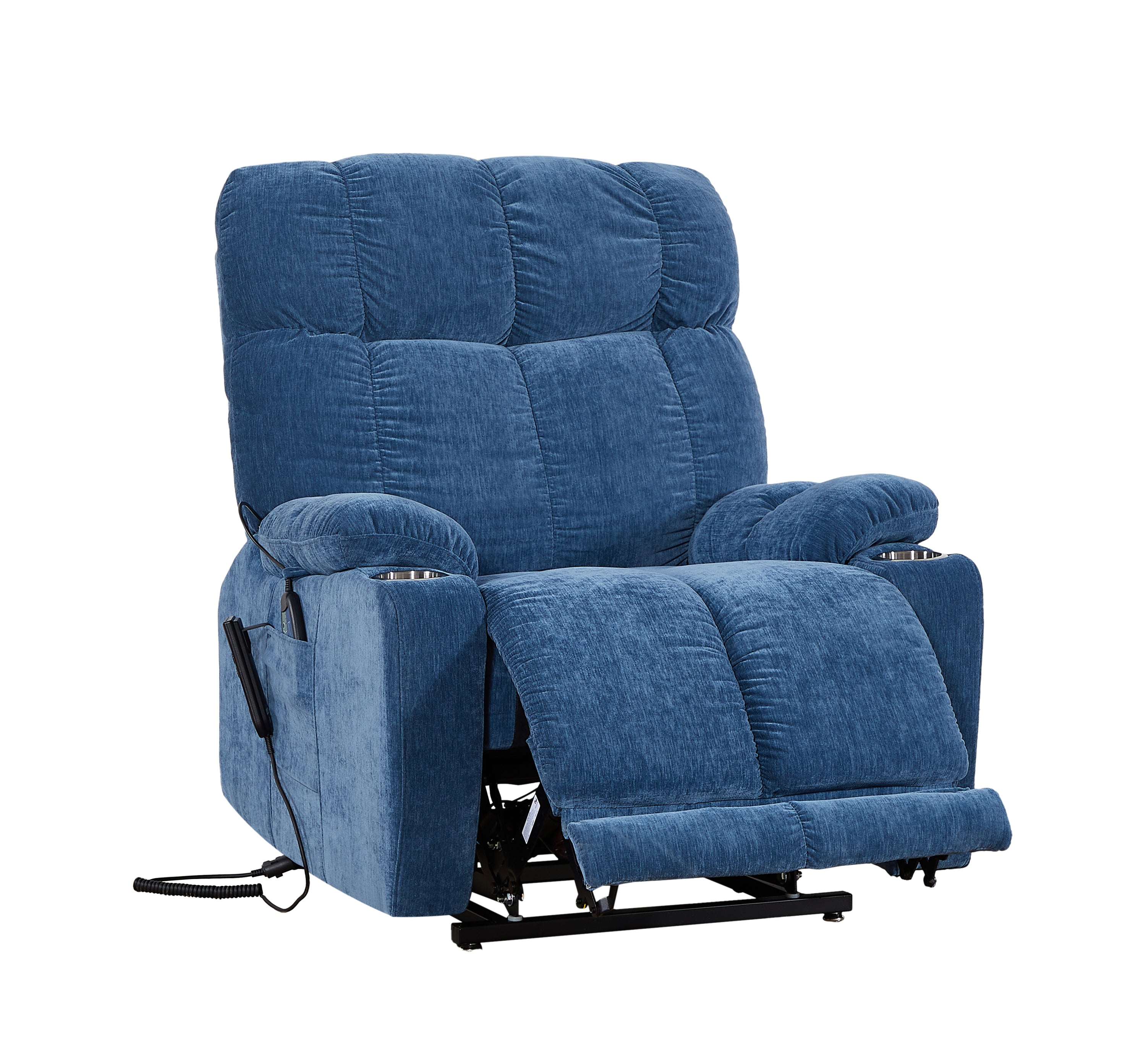 Liyasi Dual OKIN Motor Power Lift Recliner Chair  for Elderly Infinite Position Lay Flat 180° Recliner with Heat Massage - Grand Goldman Shop