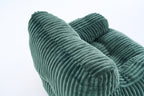 010-Soft Fluffy Corduroy Fabric Bean Bag Chair Filled With Memory Sponge,Green - Grand Goldman Shop