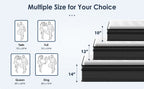 Queen Size Mattress,12 Inch Hybrid Mattress, Individually Pocketed Innerspring, Medium Firm - Grand Goldman Shop