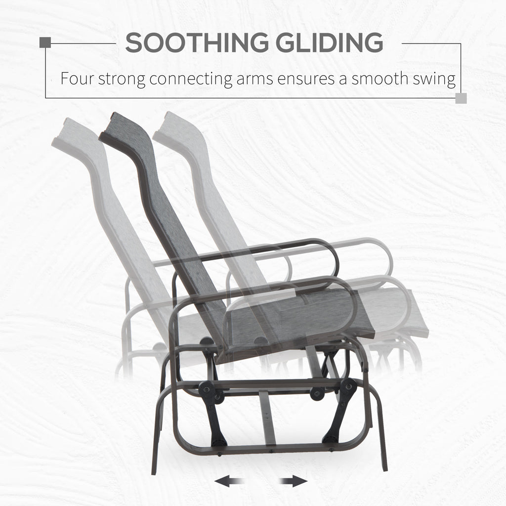 Gliding Chair Gliding Lounger Chair, Single Rocker - Grand Goldman Shop