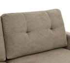 67.7' Wide Mid-Century Modern Upholstered Tufted Loveseat Sofa With Wooden Legs - Grand Goldman Shop